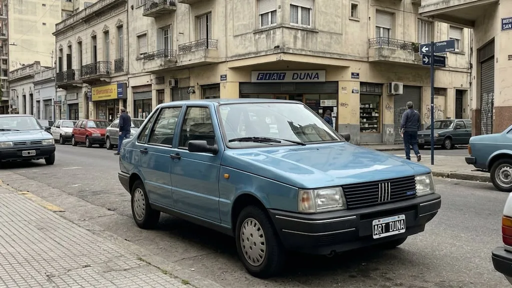 Inteligencia artificial imagina cómo sería el Fiat Duna si volviera fabricado en Argentina en 2026
