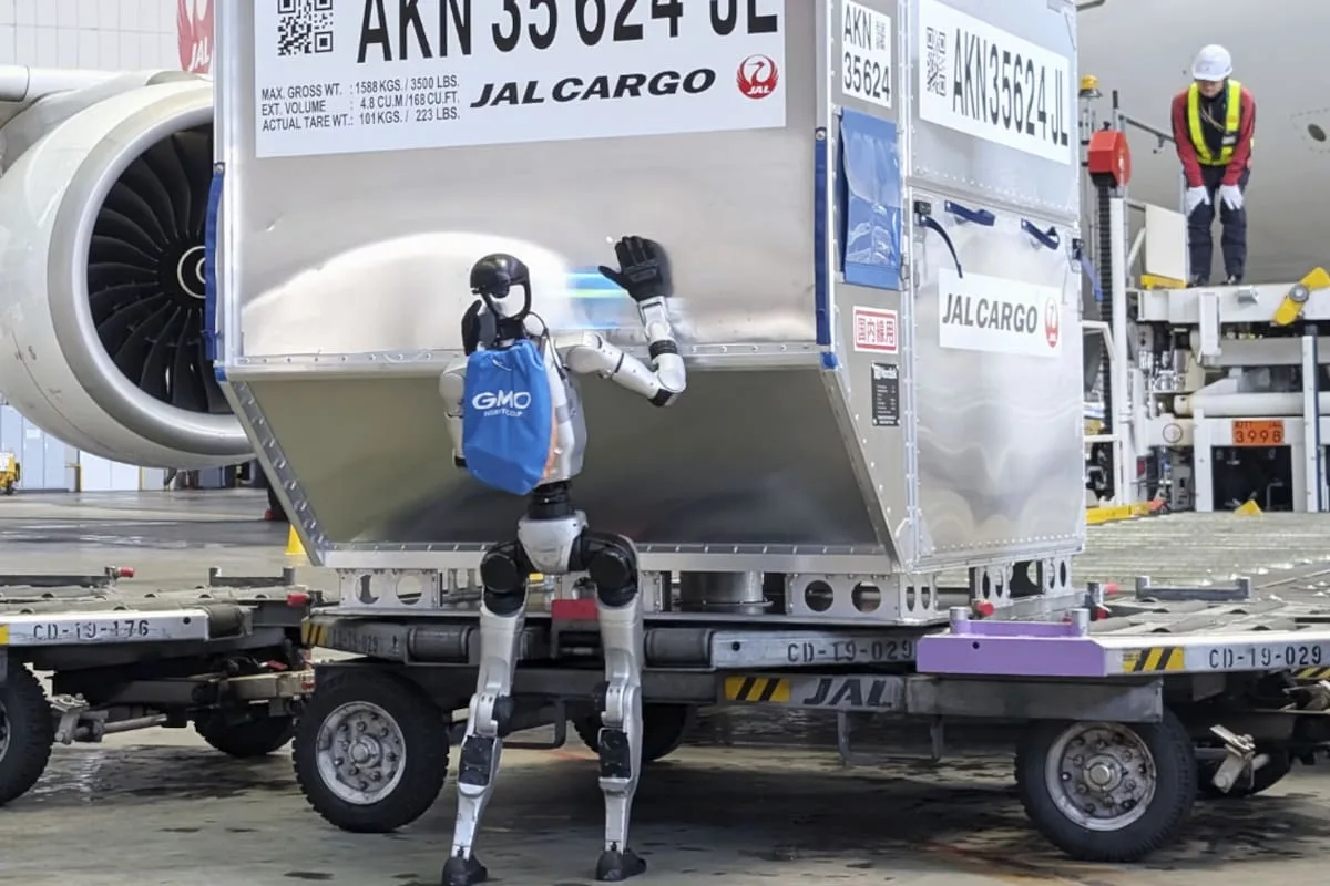 Japan Airlines implementará robots humanoides para manejar equipaje desde mayo