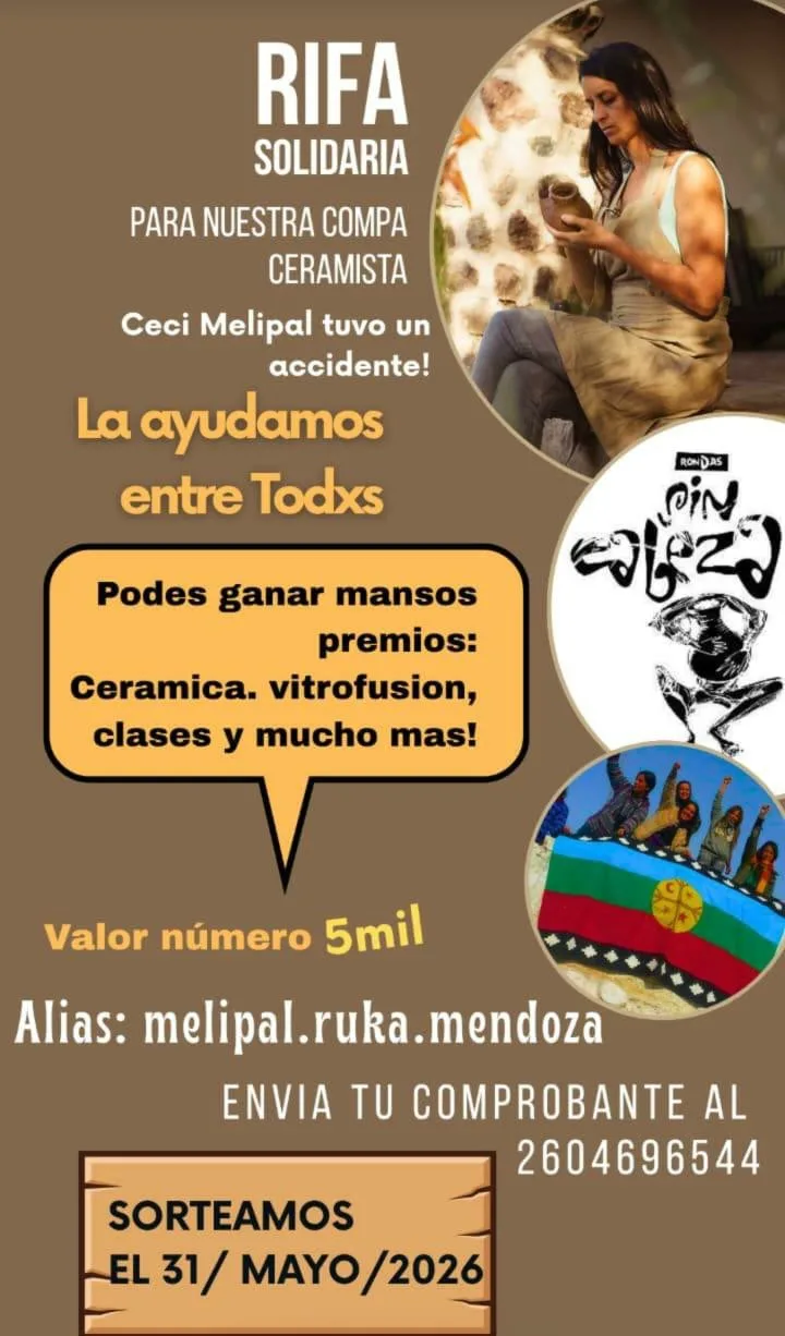 Artistas de San Rafael organizan rifa para ayudar a ceramista tras grave accidente