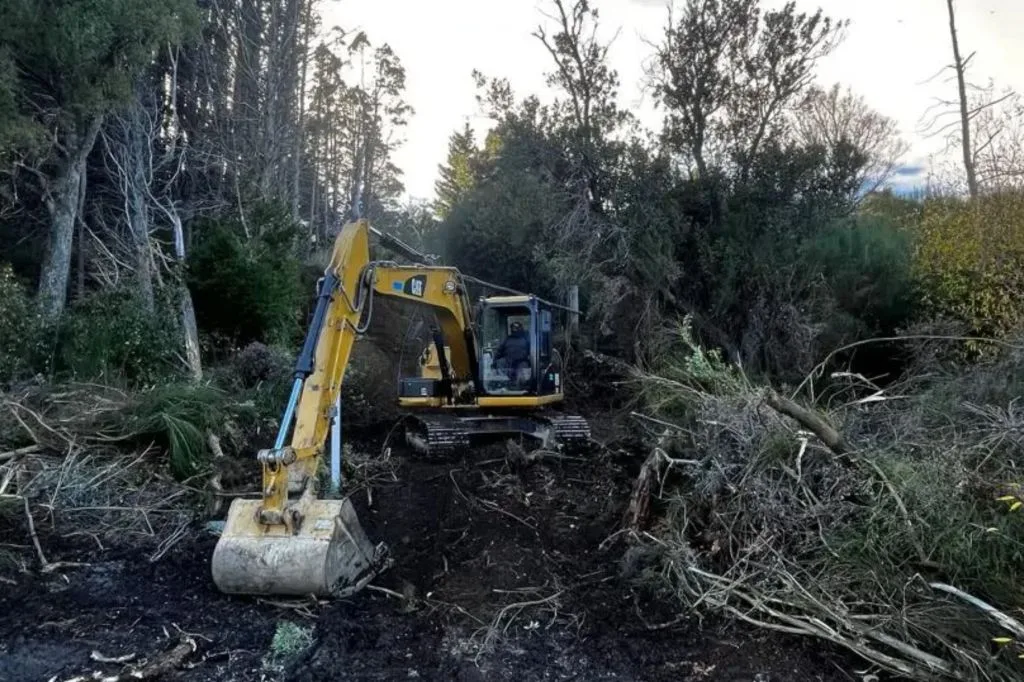 Comenzó la construcción de una nueva toma de agua que beneficiará a miles en Bariloche