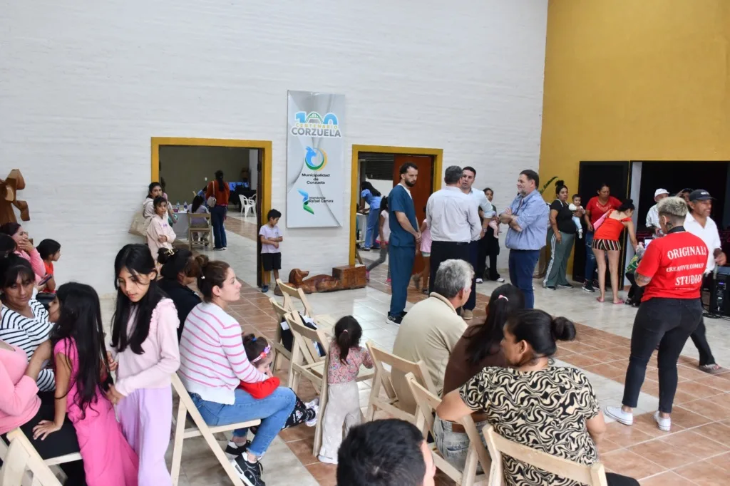 Corzuela recibe operativo integral de salud y nutrición con apoyo de la UNCAUS