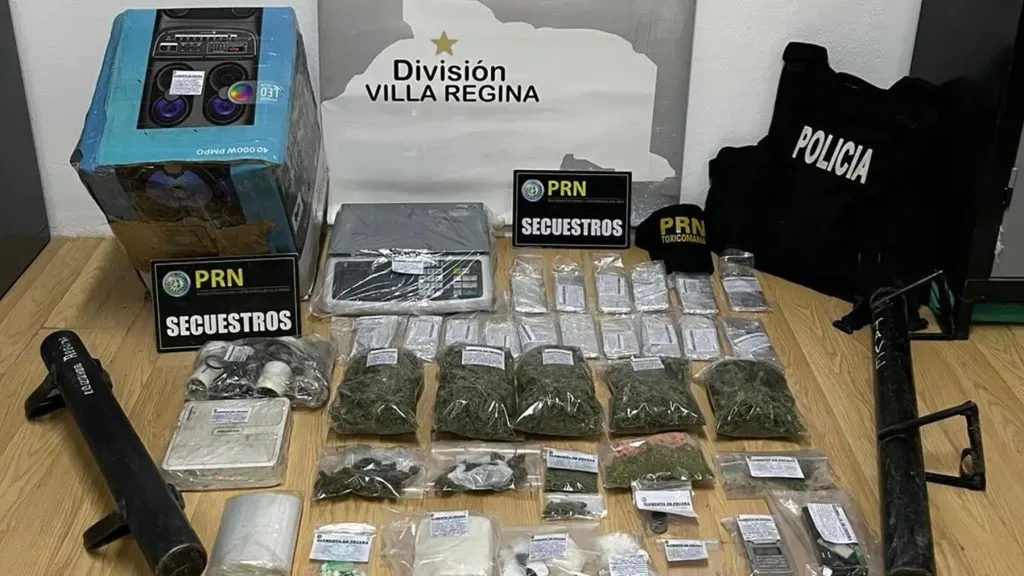Desarticulan red de narcomenudeo con droga lista para delivery en Ingeniero Huergo