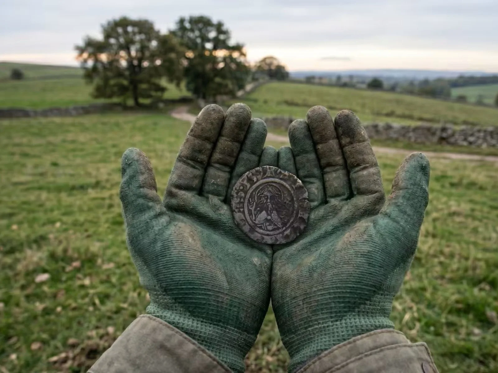 Descubren una moneda de oro del siglo IX en el Reino Unido con detector de metales