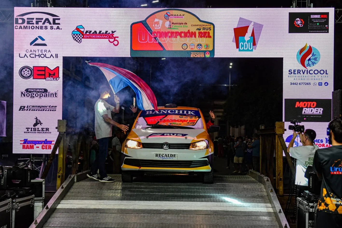 El Rally Entrerriano llega a Concepción con más de 90 km de tramos cronometrados