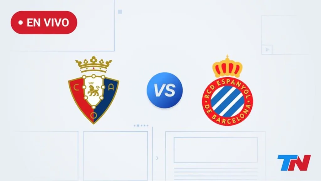 Espanyol se impone 2-1 a Osasuna en un partido clave de La Liga