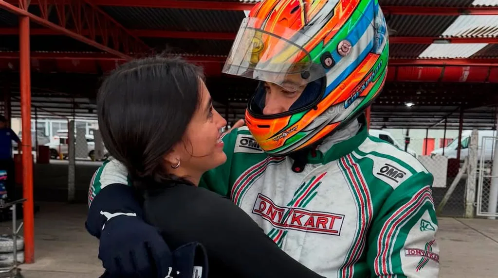 Franco Colapinto elogió a su novia Maia Reficco en redes tras su desempeño en la F1