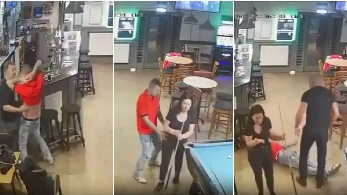 Hombre noqueó a otro tras tocarle el trasero a su esposa