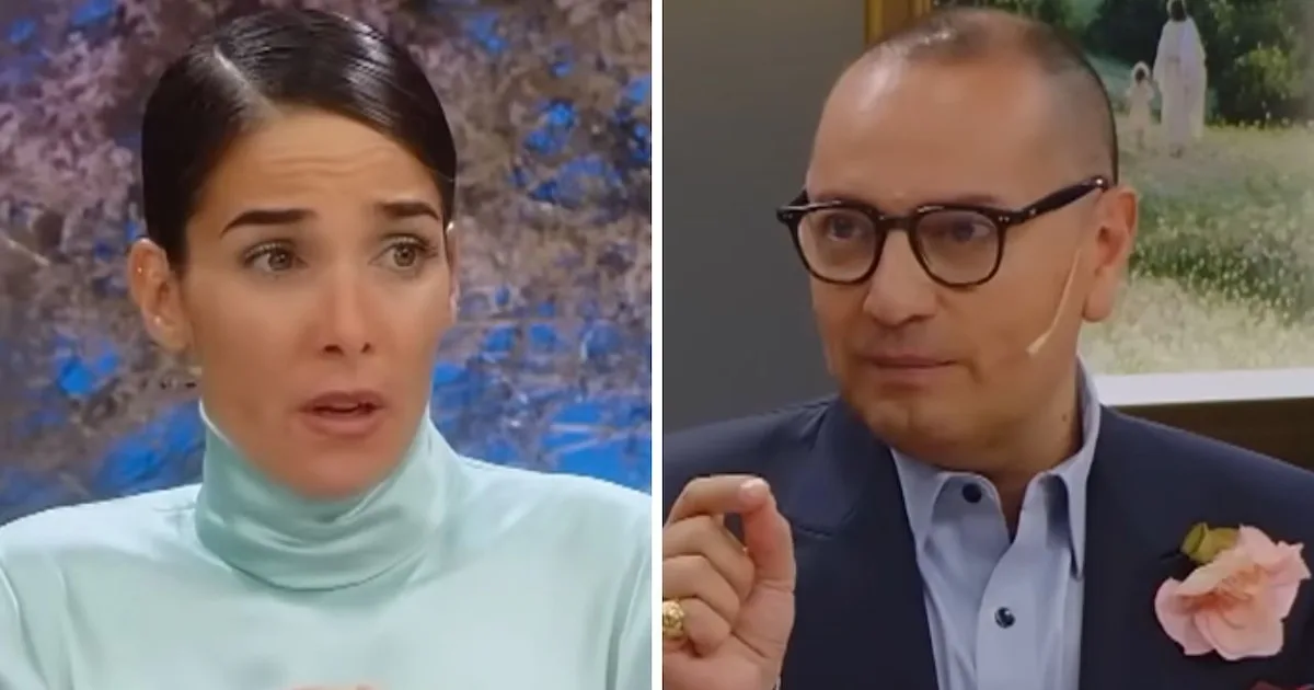 Juana Viale enfrentó a Fabián Medina Flores en vivo por crítica a su vestuario