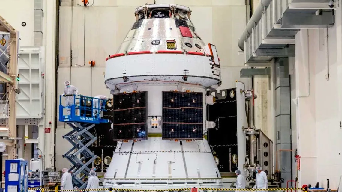 La NASA prepara prueba acústica para evaluar el módulo ESM-3 de misión Artemis III