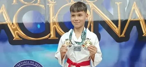 Lauriano, un niño de Corrientes que lucha por sus sueños en el taekwondo