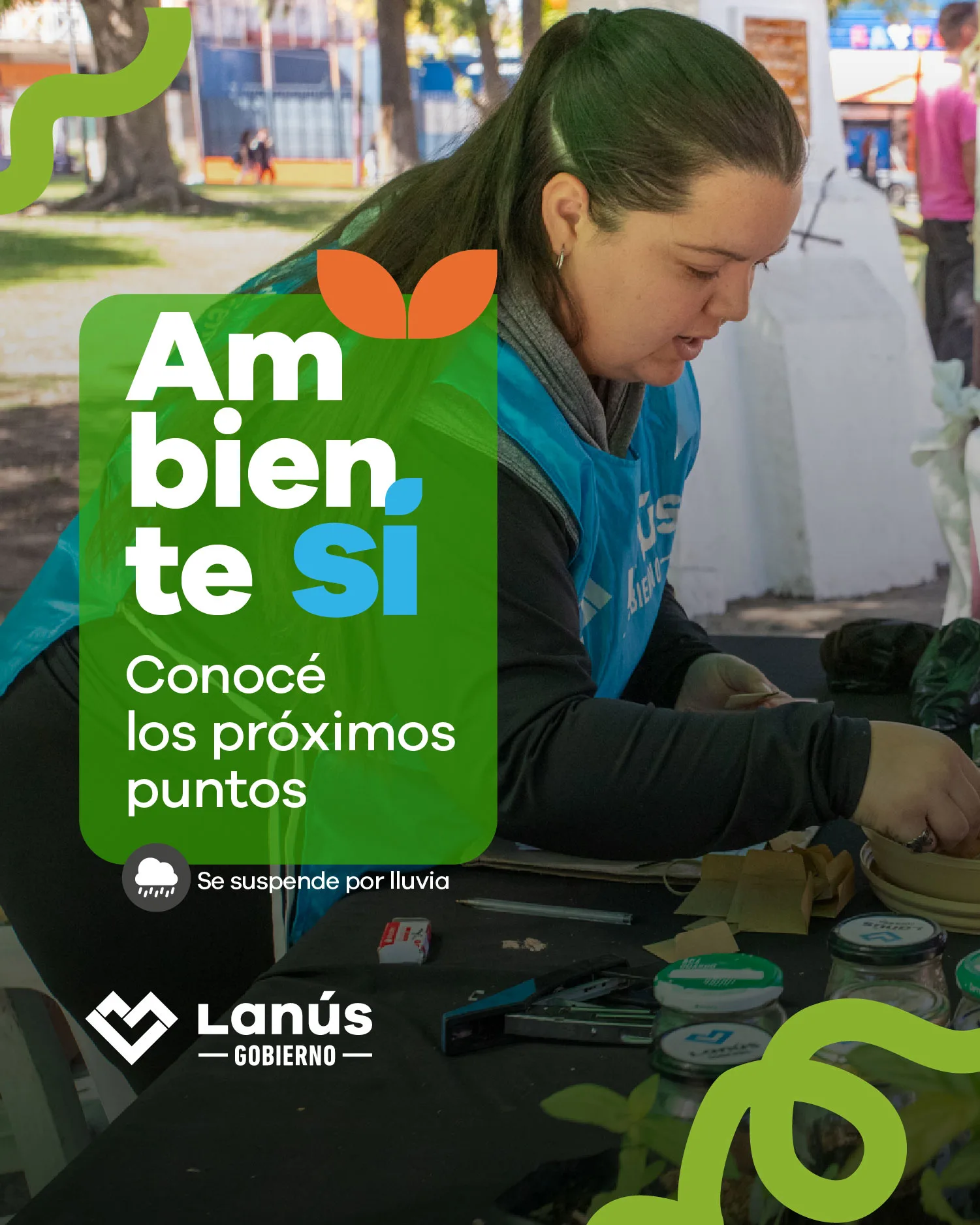 Operativo ¡Ambiente Sí! recorre Lanús para recolectar reciclables y residuos electrónicos