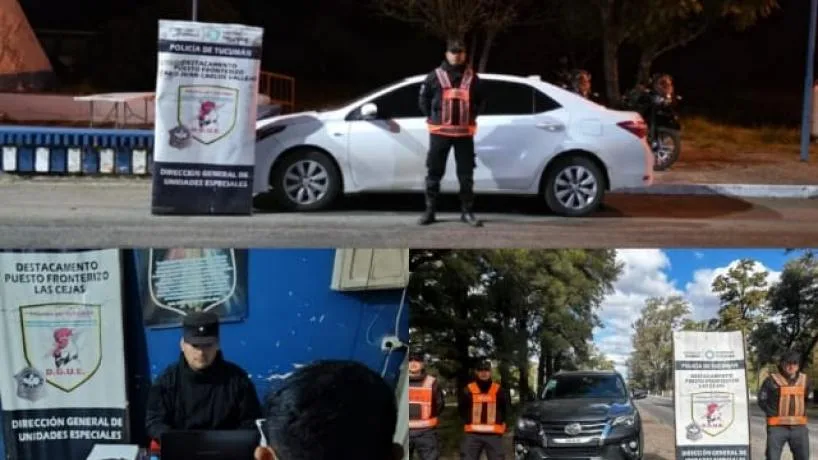 Secuestran dos vehículos por pedidos judiciales y notifican a un conductor en controles fronterizos