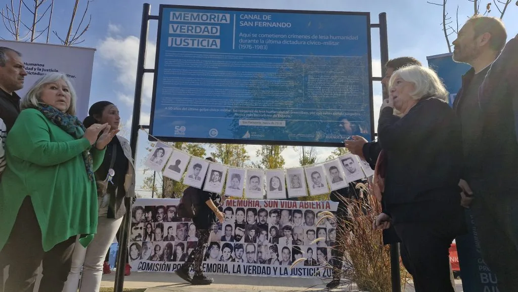 Señalizan el canal de San Fernando como primer sitio de memoria urbano en el continente