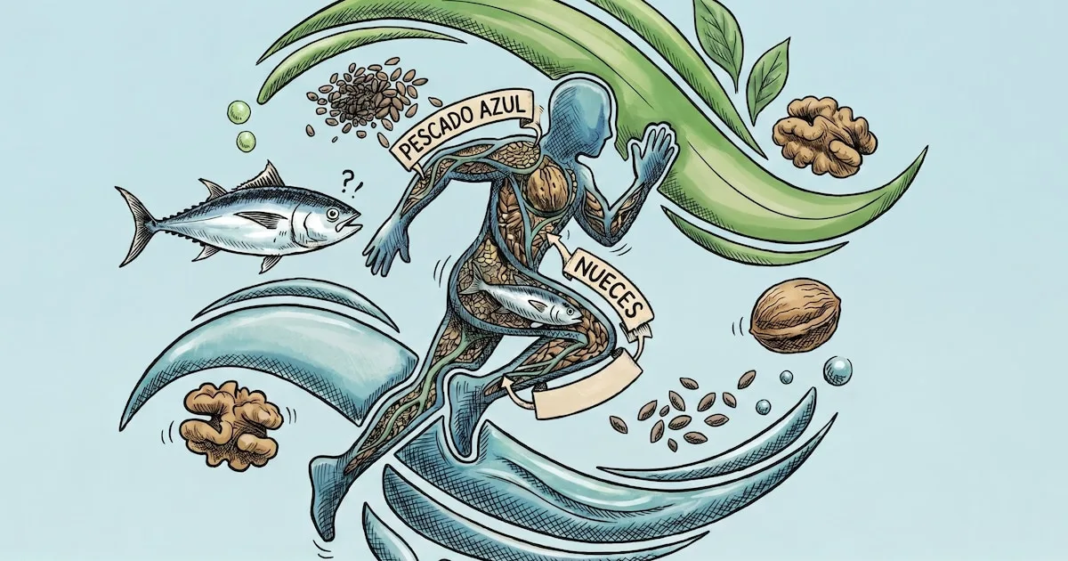 Tomar omega-3 antes de entrenar mejora el rendimiento y acelera la recuperación