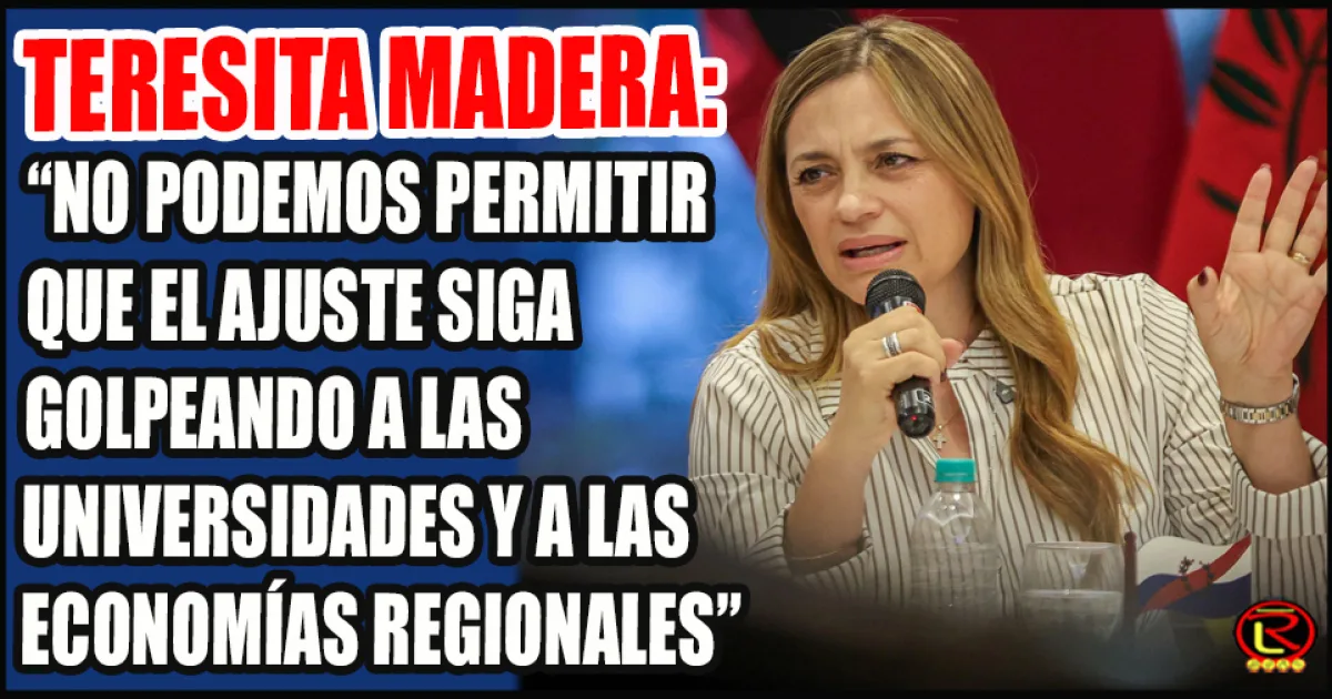 Vicegobernadora de La Rioja apoya la Marcha Federal Universitaria y destaca su impacto social