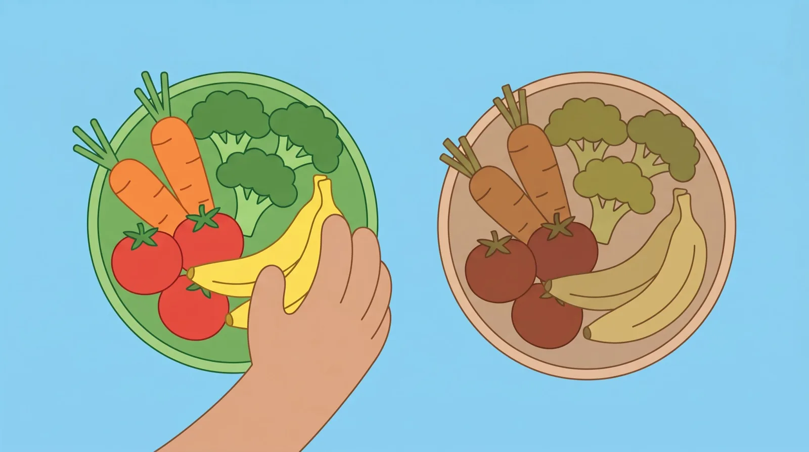 Alimentos que conservan más nutrientes cuando se consumen crudos