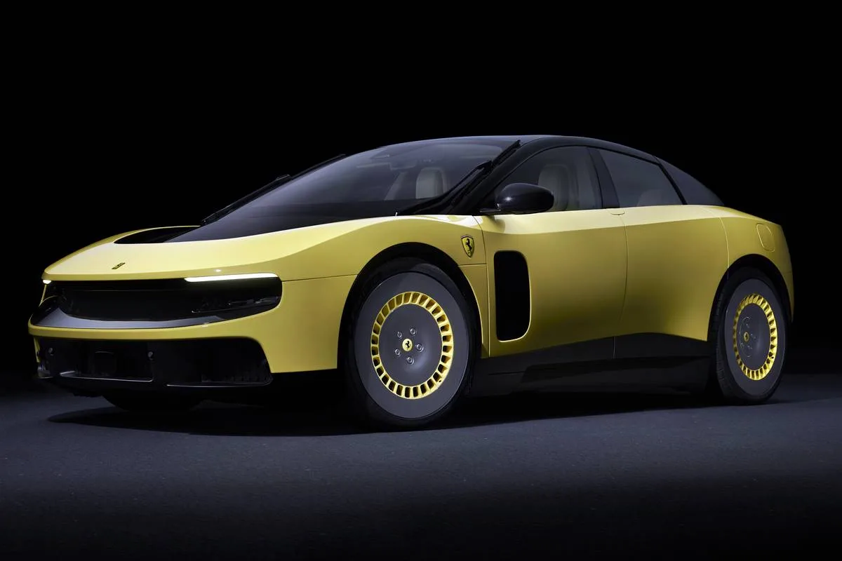 Ferrari Luce redefine el vidrio como pieza clave en su diseño eléctrico