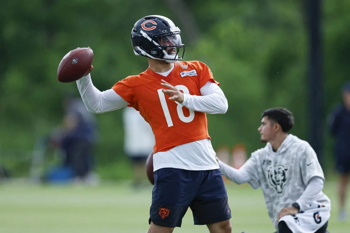 Cinco jugadores de Chicago Bears bajo la lupa en el campamento de entrenamiento