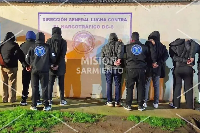 Desarticulan siete puntos de venta de drogas y arrestan a seis en Villa Mercedes