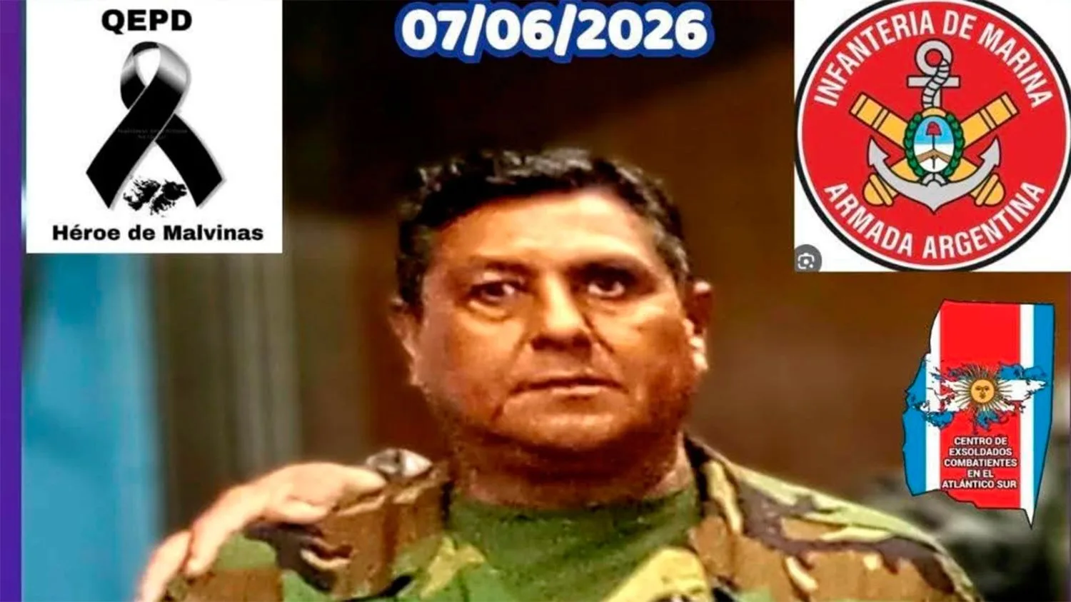Gerardo Zamora recordó a Dante Esteban Padilla, veterano santiagueño de Malvinas
