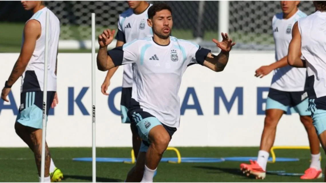 Gonzalo Montiel queda fuera del partido contra Austria por lesión en la Selección Argentina