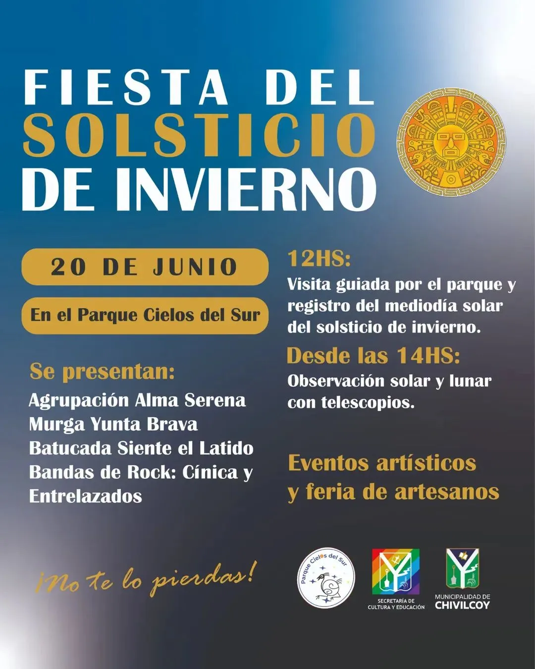 Jornada gratuita en Parque Cielos del Sur combina astronomía, cultura y educación para celebrar el solsticio