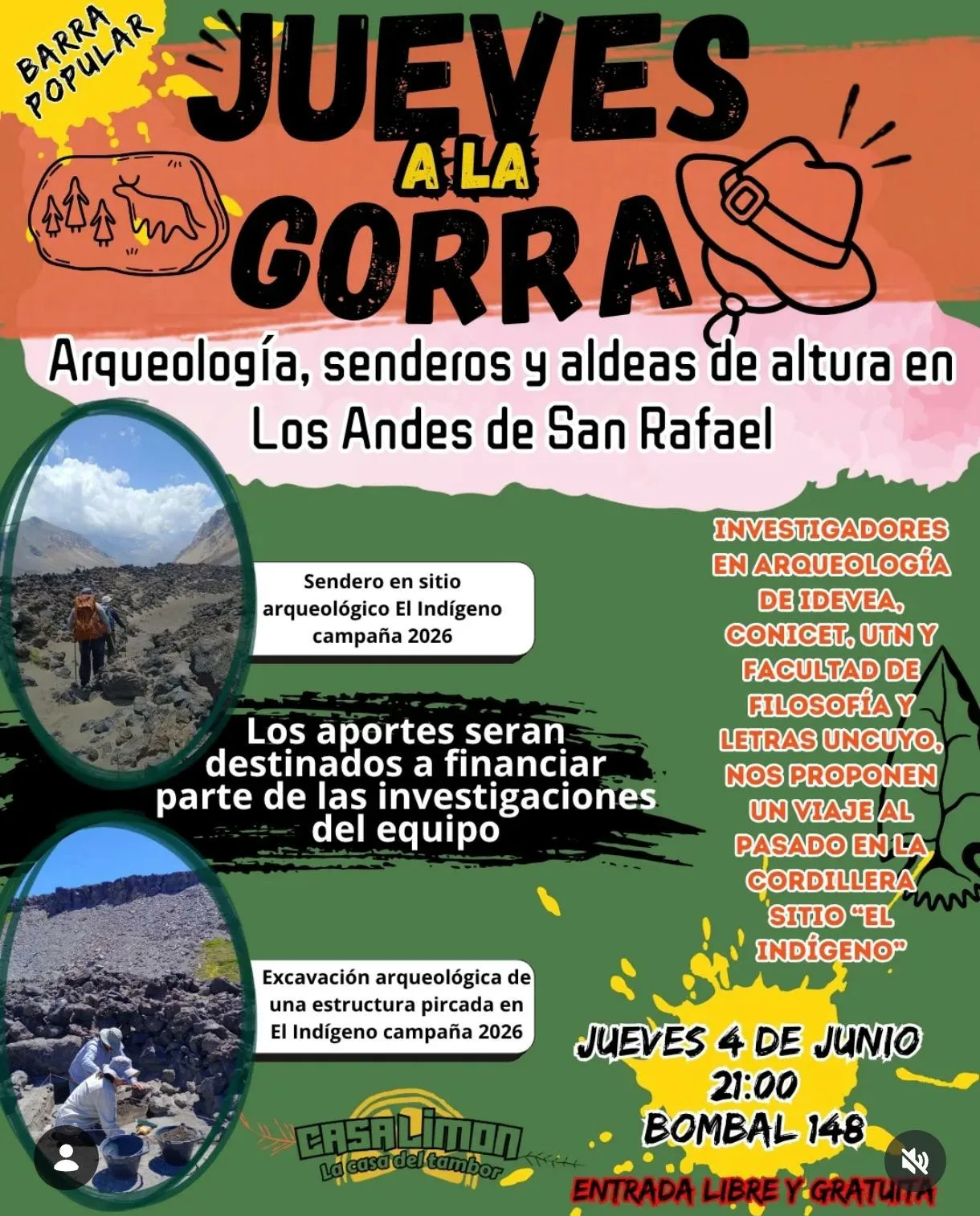 La Casa del Tambor impulsa un ciclo solidario para apoyar proyectos culturales y científicos