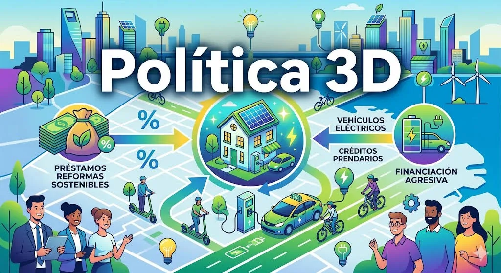 La Ciudad impulsa financiamiento para vehículos eléctricos y reformas sostenibles