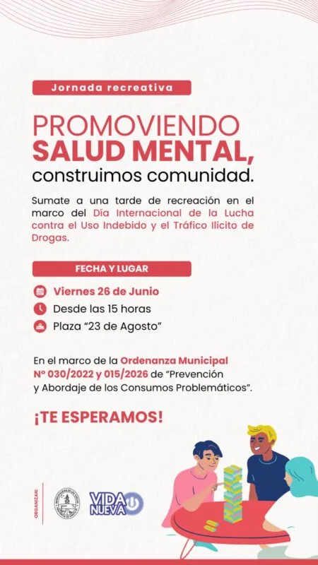 Las Toscas organiza jornada recreativa para fomentar salud mental y hábitos saludables