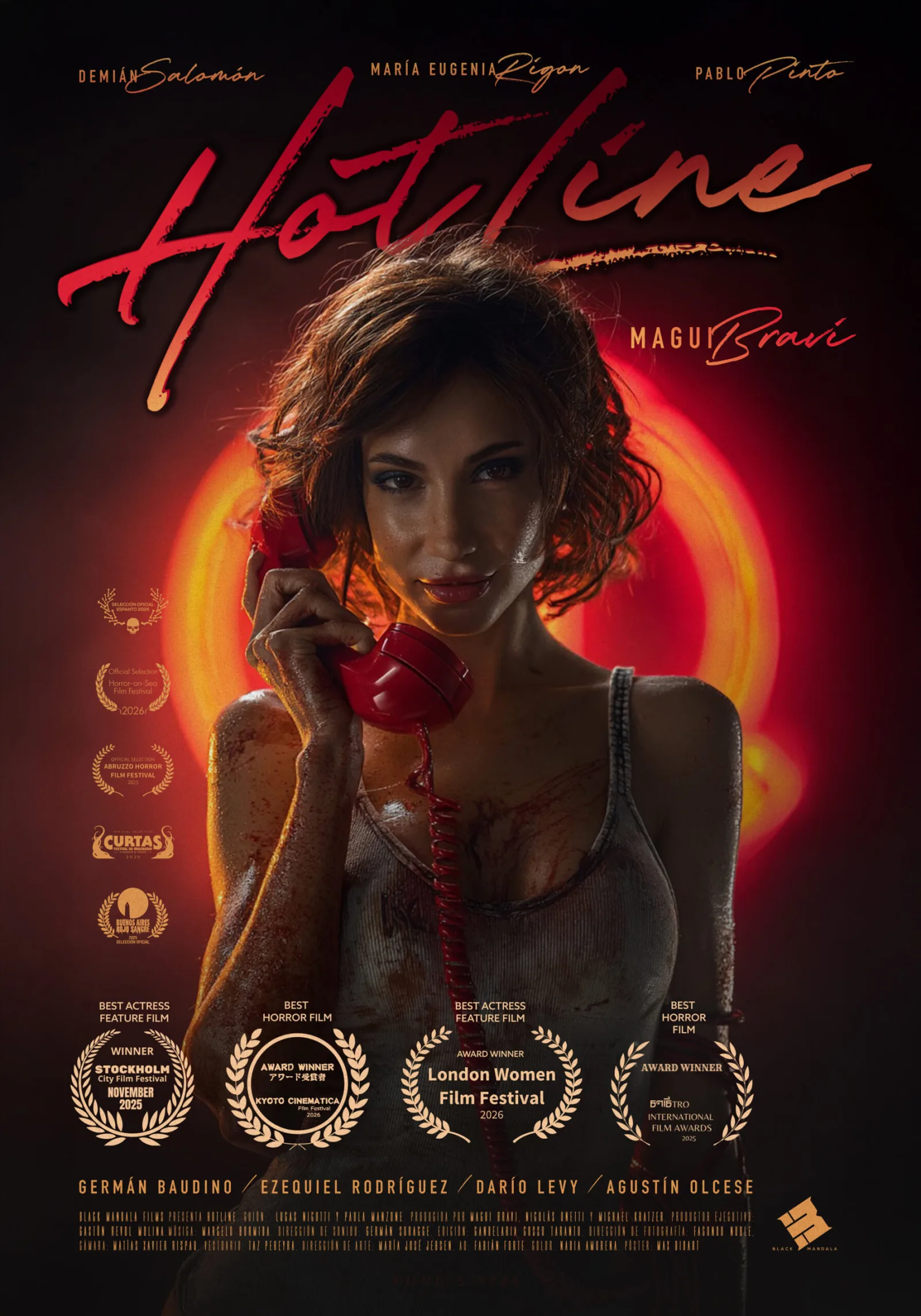 Magui Bravi protagoniza «Hotline», thriller psicológico que llega a cines argentinos