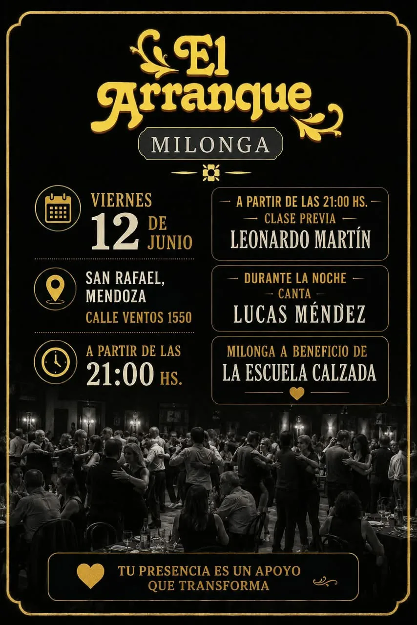 Milonga solidaria en Las Paredes impulsa la tradición del tango con artistas locales