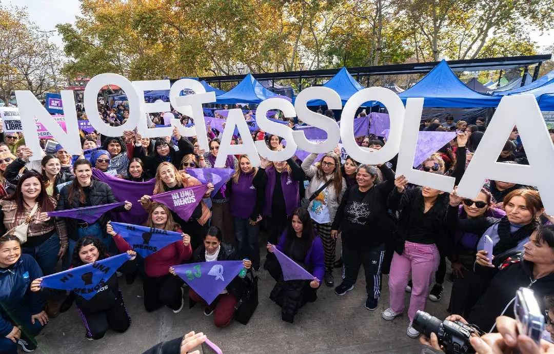 Moreno organizó una jornada para visibilizar y reflexionar sobre #NiUnaMenos