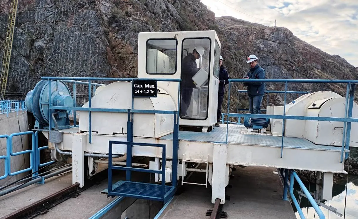 ORSEP supervisa el estado y funcionamiento de las presas Agua del Toro y Los Reyunos