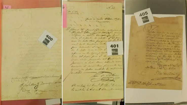 Recuperan más de 200 documentos históricos argentinos que iban a ser subastados