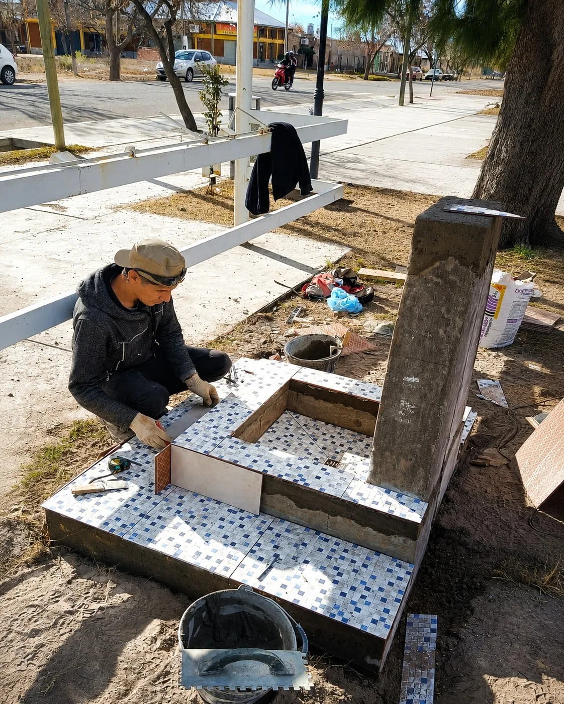 Restauran histórico surtidor de agua potable en Salto de las Rosas para preservar su memoria