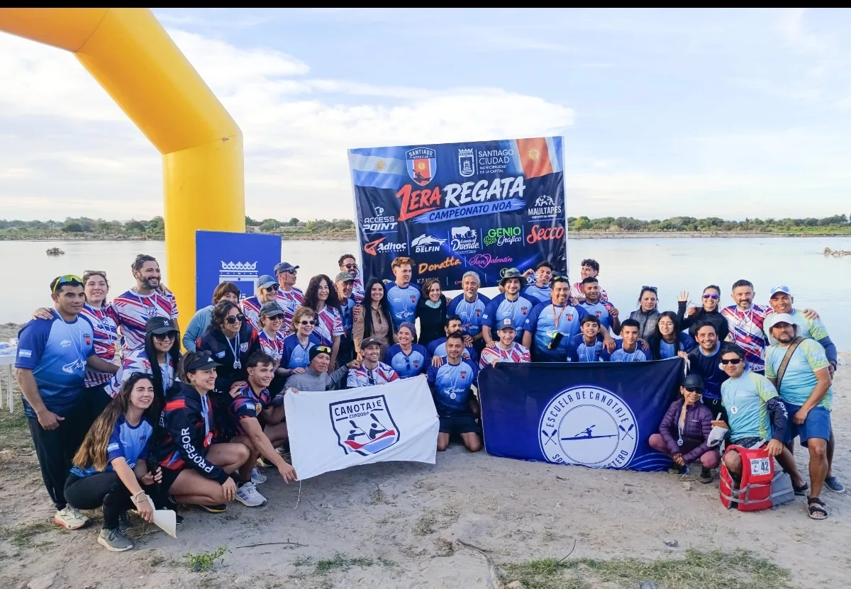 Santiago del Estero estrenó el Campeonato de Kayak del NOA con gran participación regional