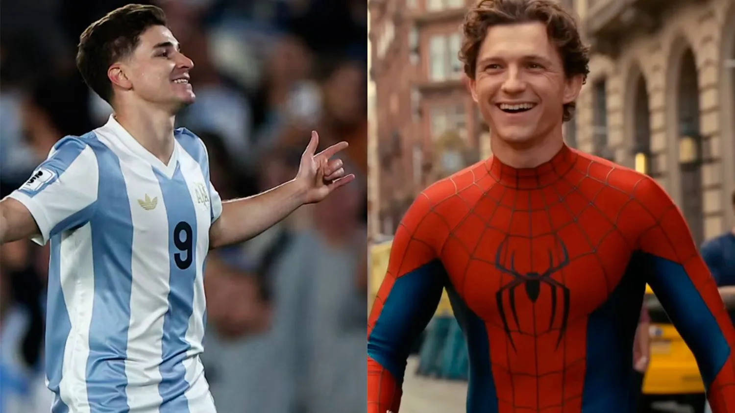 Tom Holland elogió a Julián Álvarez y le deseó suerte antes del debut argentino en el Mundial
