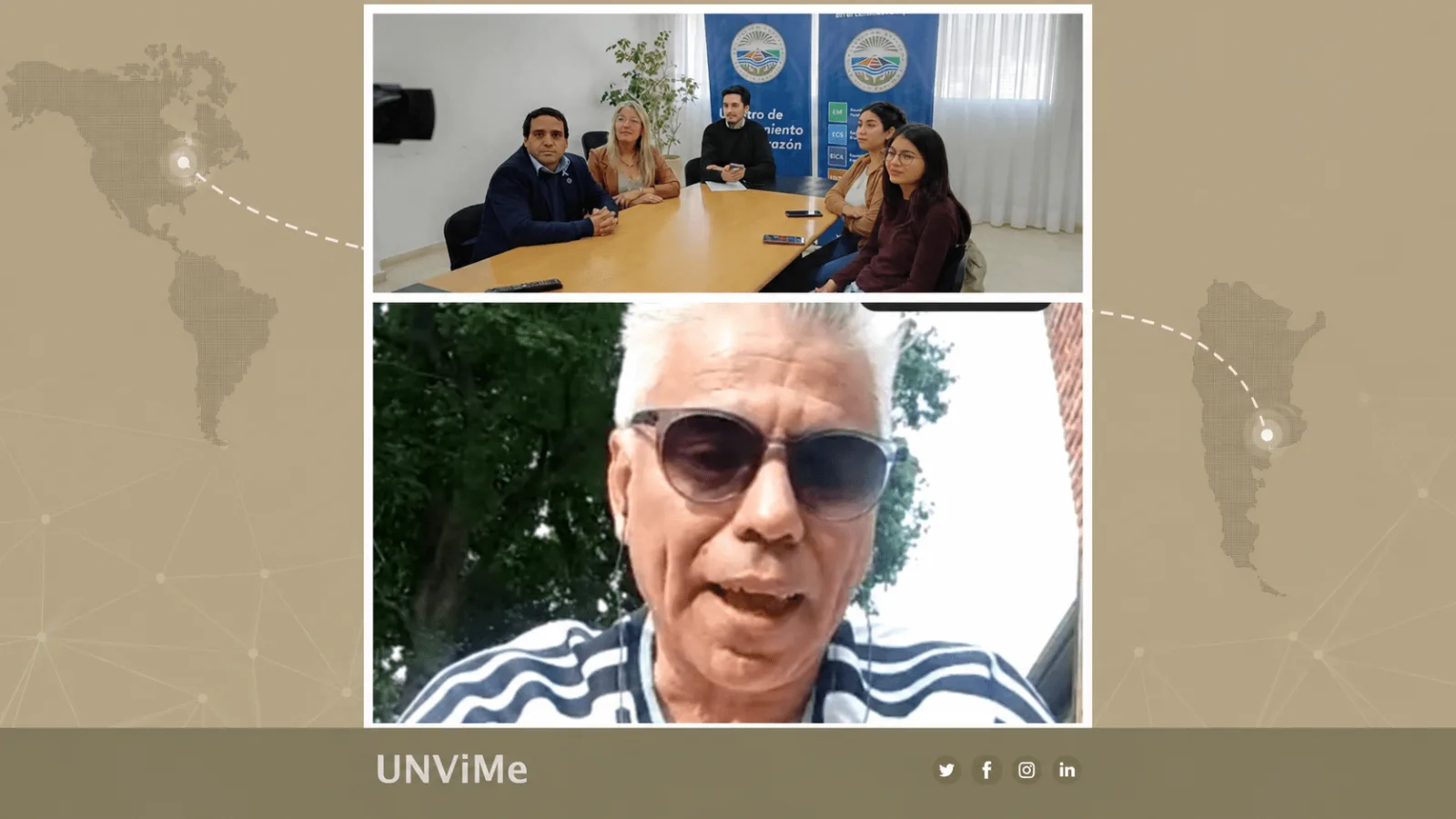 UNViMe conectó con Estados Unidos para debatir sobre periodismo deportivo mundialista