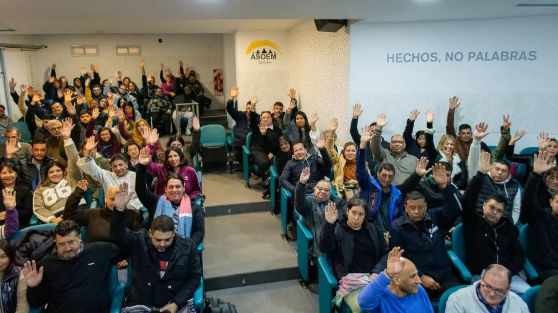 ASOEM amplía la protesta y lleva su conflicto con Sauce Viejo a instancias provinciales