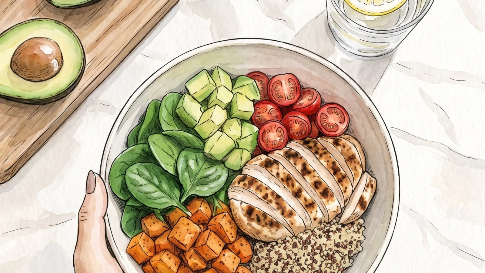 Cómo combinar carbohidratos, proteínas y grasas para comidas equilibradas y energéticas
