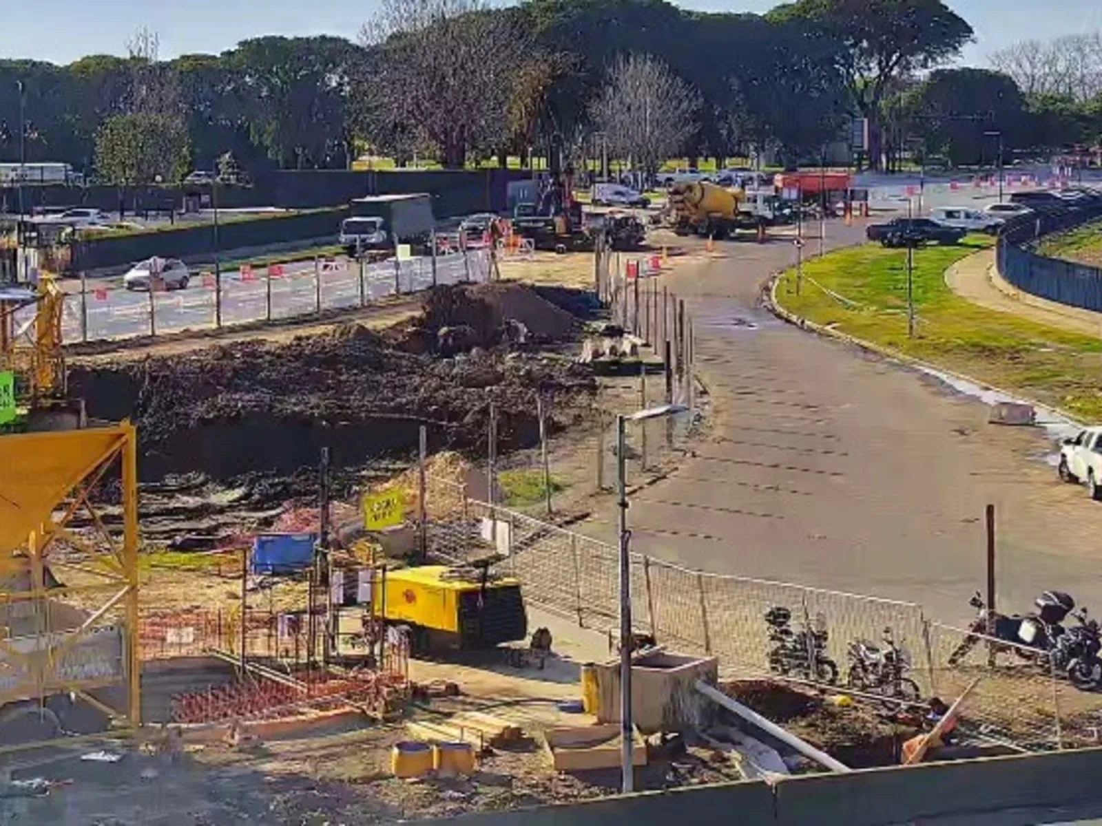 Cortes y desvíos por obras en el anillo Pampa afectan acceso a la zona norte