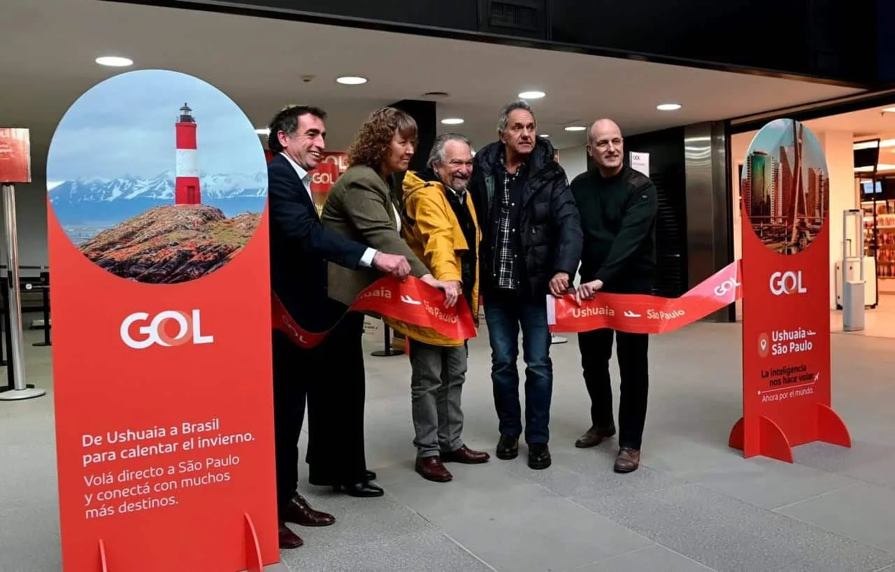 GOL Linhas Aéreas inaugura vuelo directo entre São Paulo y Ushuaia para potenciar el turismo