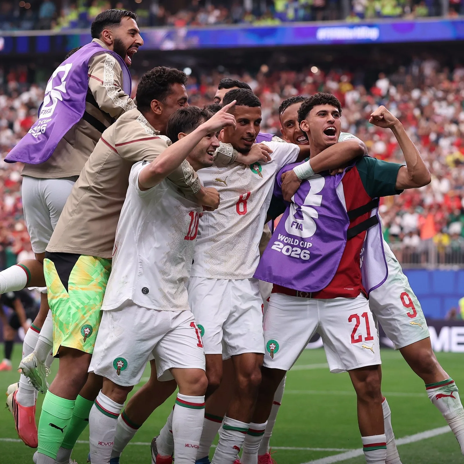 Marruecos avanzó a cuartos tras vencer 3-0 a Canadá en los octavos del Mundial 2026
