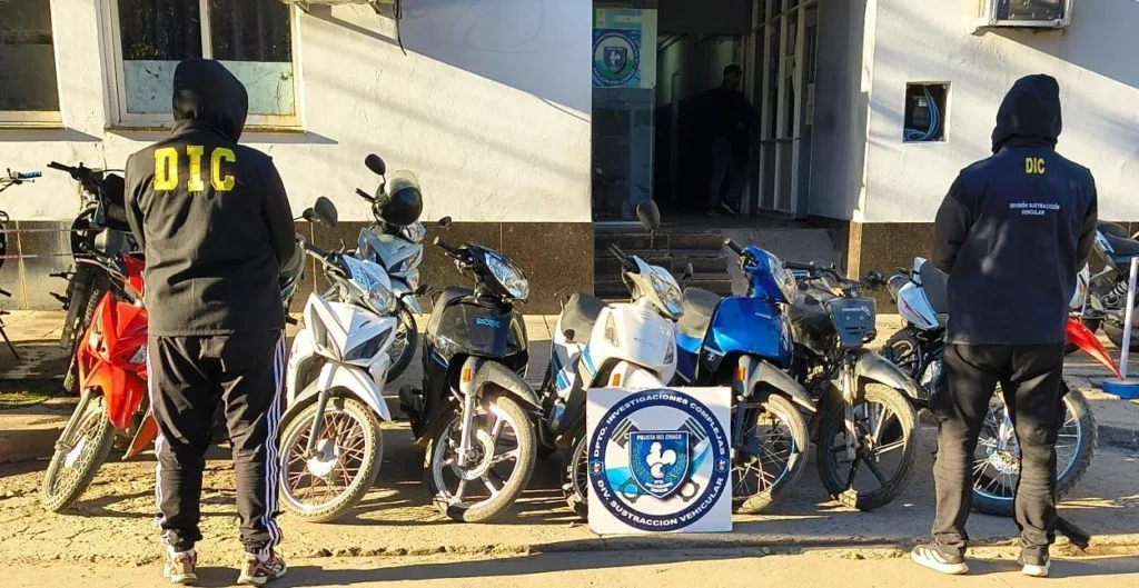 Recuperan cinco motocicletas robadas y detienen a un joven vinculado a los robos