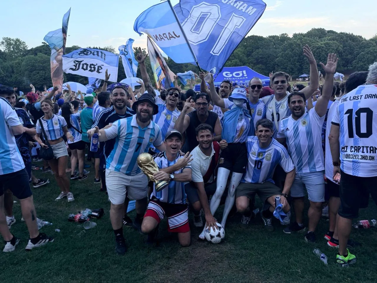 Sanrafaelino en el Mundial vivió la remontada argentina ante Egipto como una experiencia única