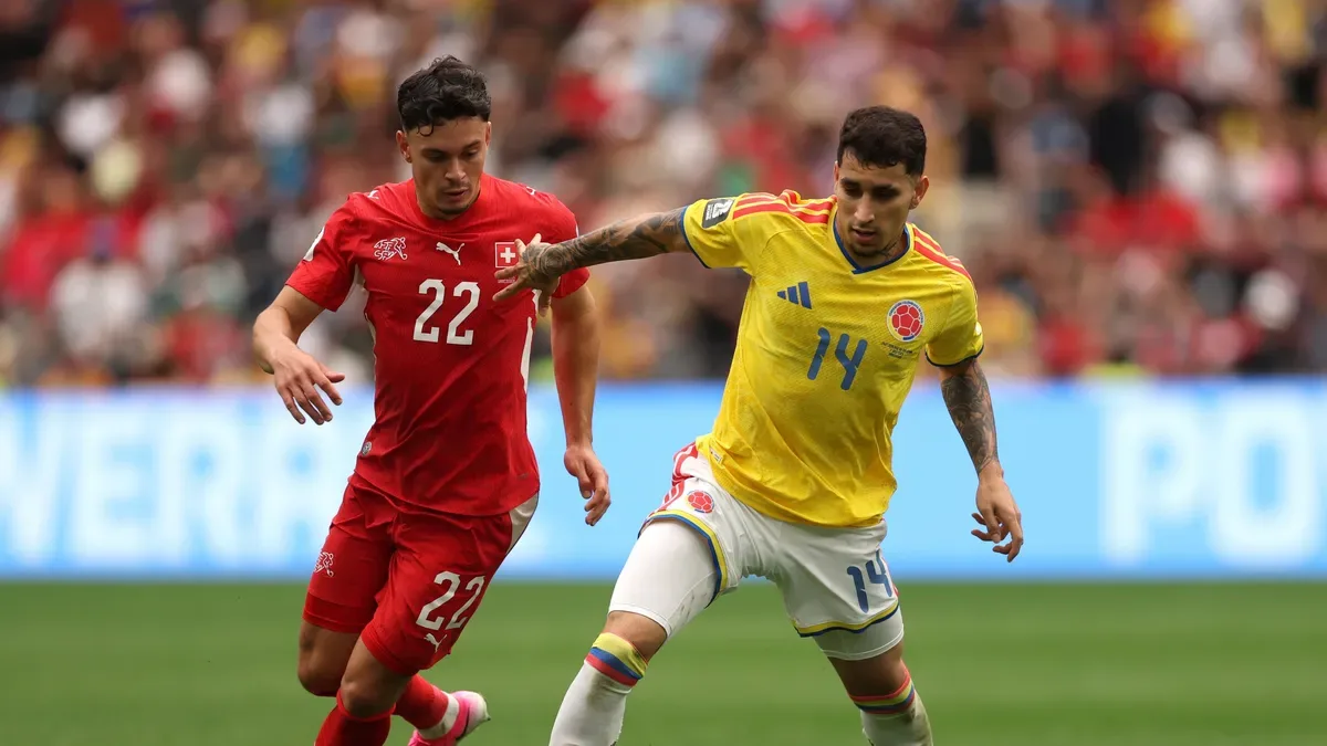 Suiza avanzó a cuartos tras vencer a Colombia y se enfrentará a Argentina en el Mundial 2026
