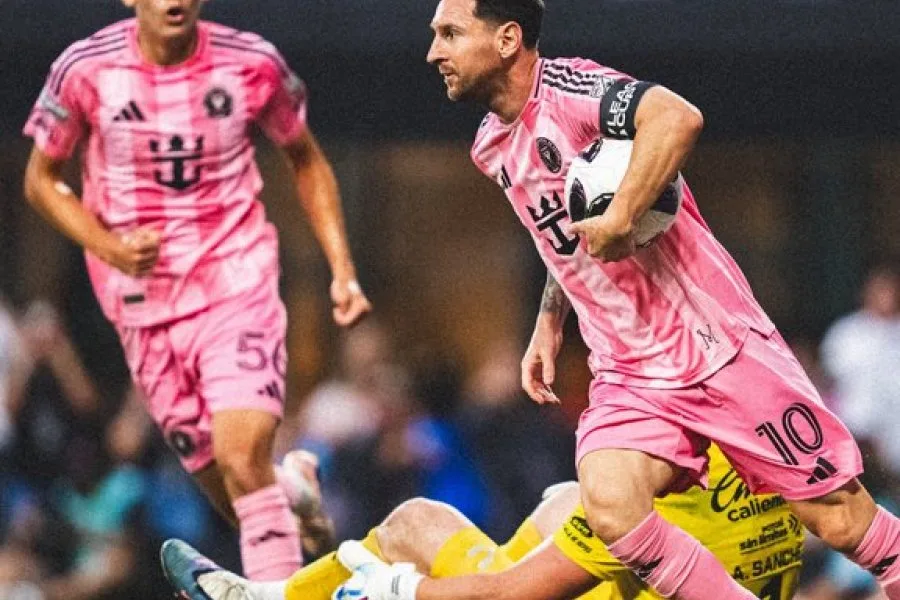 Messi brilla con doblete en el triunfo del Inter Miami contra Atlético San Luis en la Leagues Cup